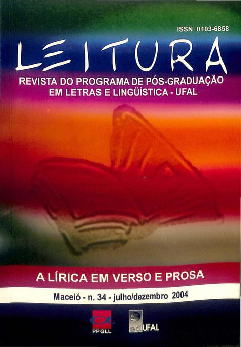 					Visualizar n. 34 (2004): A lírica em verso e prosa
				